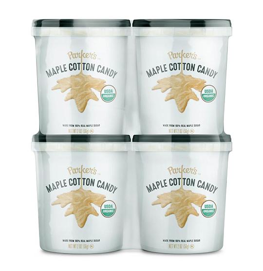 Value 4-Pack: Organic Maple Cotton Candy